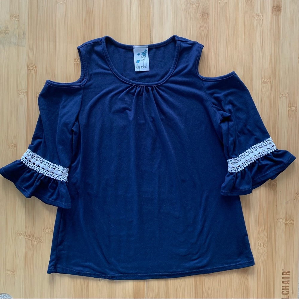 Elegant Top with Shoulder Cut Outs